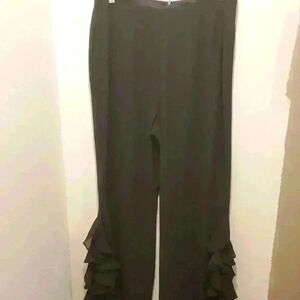 Studio 1 Black maxi pants women's size 10
